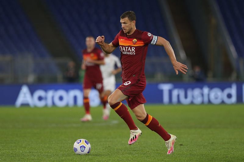 Edin Dzeko came off the bench against Juventus
